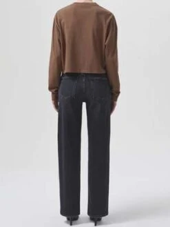 AGOLDEMason Crop Tee - Mouse -CYNTHIA ROWLEY Sales Store AGOLDE Mason Crop Tee In Mouse 20230911194104 3