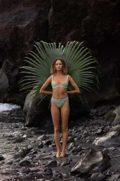 Fin And RayAdriatic Bikini Bottom - Olive/Cucumber -CYNTHIA ROWLEY Sales Store Adriatic Bikini Bottom in Olive Cucumber 20230825093330 2