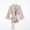 AmenteTie Waist Wool Robe - Oatmeal -CYNTHIA ROWLEY Sales Store Amente Tie Waist Wool Robe Oatmeal 20231017181442
