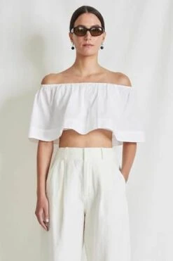 Apiece ApartAmora Ruffle Top - Crema