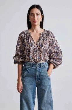 Apiece ApartEsparta Top - Folk Foliage -CYNTHIA ROWLEY Sales Store Apiece Apart Esparta Top Folk Foliage 20230927012739