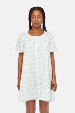 LACAUSA ClothingAsh Mini Dress - Green Rose