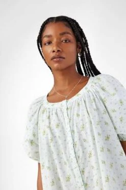 LACAUSA ClothingAsh Mini Dress - Green Rose -CYNTHIA ROWLEY Sales Store Ash Mini 20230509205606 2