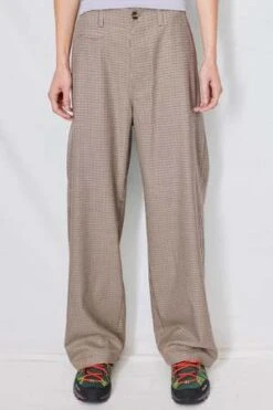 AssemblyHoundstooth Suiting Full Pant - Neutrals