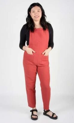 Birds Of North AmericaAstrilde Overalls - Brick -CYNTHIA ROWLEY Sales Store Astrilde Overalls Brick 20230713000356 2