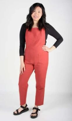 Birds Of North AmericaAstrilde Overalls - Brick -CYNTHIA ROWLEY Sales Store Astrilde Overalls Brick 20230713000356 3