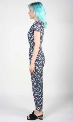 Birds Of North AmericaAuk Jumpsuit - Bird Forest -CYNTHIA ROWLEY Sales Store Auk Jumpsuit Bird Forest 20230713000415 2