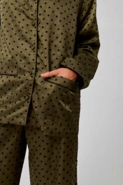 BATSHEVAPajama Set - Olive -CYNTHIA ROWLEY Sales Store BATSHEVA Pajama Set Olive 20221114202624 1