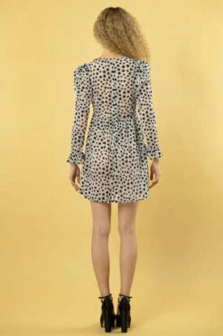 BATSHEVASquare Neck Mini Prairie Dress - Flocked Star -CYNTHIA ROWLEY Sales Store BATSHEVA Square Neck Mini Prairie Dress Flocked Star 20230317182209