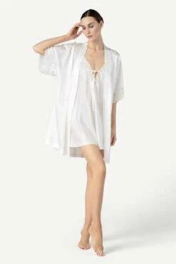 NK IMODEBarbara Bridal Babydoll Silk Chemise - Ivory -CYNTHIA ROWLEY Sales Store Barbara Bridal Babydoll Silk Chemise 20220913225006 4