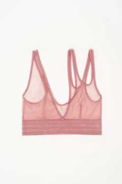 Else Bare Cut Out Soft Sporty Bra - Rose Dust