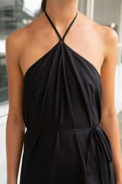 BaserangeLigo Dress - Black -CYNTHIA ROWLEY Sales Store Baserange Ligo Dress 20220719101035 3