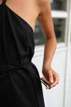 BaserangeLigo Dress - Black -CYNTHIA ROWLEY Sales Store Baserange Ligo Dress 20220719101036