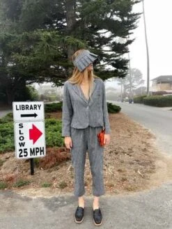 BeklinaMia Trouser - Plaid Black -CYNTHIA ROWLEY Sales Store Beklina Mia Trouser Plaid Black 20220909041807 1