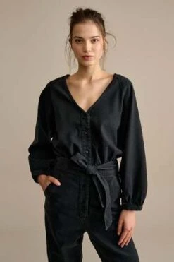 BellerosePaulijun Jumpsuit - Meteorite -CYNTHIA ROWLEY Sales Store Bellerose Paulijun Jumpsuit Meteorite 20221026152525 2