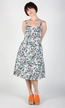 Birds Of North AmericaBee Martin Dress - Honeysuckle -CYNTHIA ROWLEY Sales Store Birds of North America Bee Martin Dress Honeysuckle 20230614202600 1