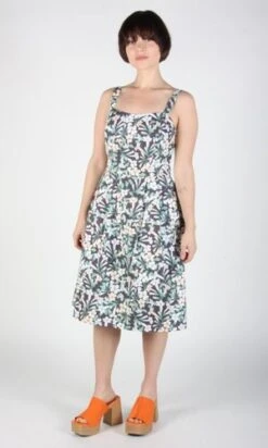 Birds Of North AmericaBee Martin Dress - Honeysuckle -CYNTHIA ROWLEY Sales Store Birds of North America Bee Martin Dress Honeysuckle 20230614202601 1