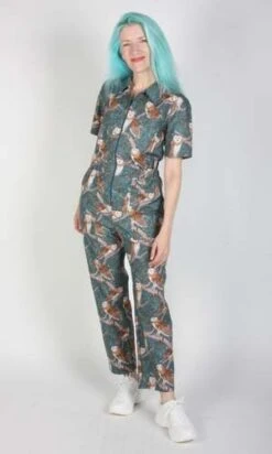 Birds Of North AmericaTwillick Jumpsuit - Barn Owls