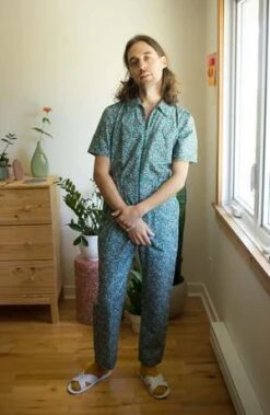 Birds Of North AmericaTwillick Jumpsuit - Strawberry Blossom