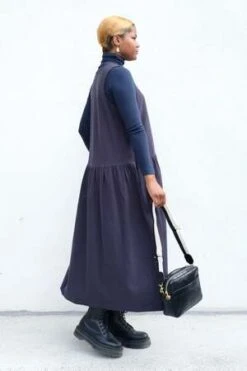 Black CraneTank Dress FW - Dark Navy -CYNTHIA ROWLEY Sales Store Black Crane Tank Dress FW Dark Navy 20230906202742