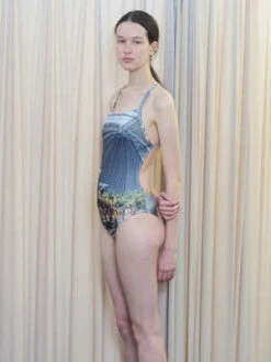 BLESSCrossback Swimsuit - Tropical Island -CYNTHIA ROWLEY Sales Store Bless Crossback Swimsuit Tropical Island 20230512042154 1