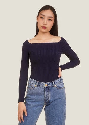 Giu GiuSapphire NONNA Florentine Top - Blue 2 Giu GiuSapphire NONNA Florentine Top - Blue - Image 2