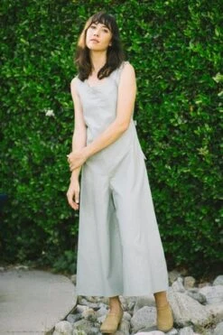 MyrtleBlythe Jumpsuit - Sage -CYNTHIA ROWLEY Sales Store Blythe Jumpsuit Sage 20210606162459 1