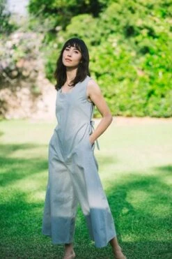 MyrtleBlythe Jumpsuit - Sage -CYNTHIA ROWLEY Sales Store Blythe Jumpsuit Sage 20210606162500 3