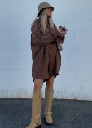 BohèmeLinen Playsuit - Oat 11 BohèmeLinen Playsuit - Oat - Image 11