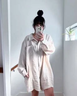 BohèmeLinen Playsuit - Oat 25 BohèmeLinen Playsuit - Oat -CYNTHIA ROWLEY Sales Store Boh me Linen Playsuit Oat 20231022210515 1