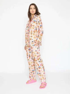 Bon|ArtisBon|Artis Ooh La La Cats Cotton PJ's -CYNTHIA ROWLEY Sales Store Bon Artis Ooh La La Cats Cotton PJ s 20230503233437