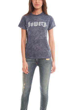 Blue&CreamBowery Burnout Tee - Blue 1 Blue&CreamBowery Burnout Tee - Blue