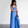 WaltzBralette Jumpsuit - Azure