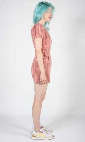 Birds Of North AmericaBufflehead Romper - Cinnamon Eyelet 6 Birds Of North AmericaBufflehead Romper - Cinnamon Eyelet - Image 6