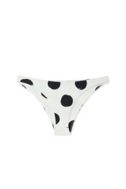 Simon MillerBwai Bikini Bottom - Macadamia/Black Dot Print -CYNTHIA ROWLEY Sales Store Bwai Bikini Bottom in Macadamia Black Dot Print 20231025222741 2