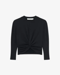 IROColine Round Neck Pleated Top -CYNTHIA ROWLEY Sales Store COLINE ROUND NECK PLEATED TOP 20231011194031 1