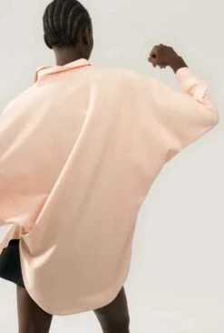 Silk LaundryCotton Silk Round Shirt - Daybreak -CYNTHIA ROWLEY Sales Store COTTON SILK ROUND SHIRT DAYBREAK 20231011071553 3