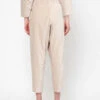 Black CraneCarpenter Pants - Ivory -CYNTHIA ROWLEY Sales Store Carpenter Pants Ivory 20231005203054