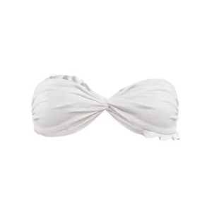 Casa RakiRuffle Bikini Top - Textured White 1 Casa RakiRuffle Bikini Top - Textured White