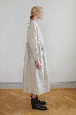 CAWLEY STUDIOPenny Dress - Brown/Ecru -CYNTHIA ROWLEY Sales Store Cawley Penny Dress 20231009164518