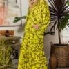 FAIREJumpsuit - Chartreuse -CYNTHIA ROWLEY Sales Store Chartreuse Jumpsuit 20231004213328