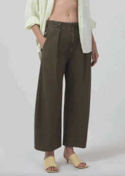 Citizens Of HumanityPayton Pleated Utility Trouser - Tea Leaf -CYNTHIA ROWLEY Sales Store Citizens of Humanity Payton Pleated Utility Trouser 20230408202100 2
