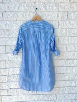 Clare V.Le Tux Dress - Blue/Cream Yarn Dye Stripe -CYNTHIA ROWLEY Sales Store Clare V Le Tux Dress Blue Cream Yarn Dye Stripe 20230829021938