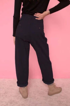 L.F.MarkeyClassic Slack - Navy -CYNTHIA ROWLEY Sales Store Classic Slack Navy 20231017010810 1