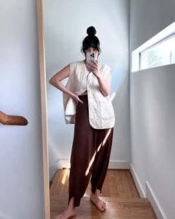 CorderaCotton Knit Pants - Madera -CYNTHIA ROWLEY Sales Store Cordera Cotton Knit Pants Madera 20231101133626