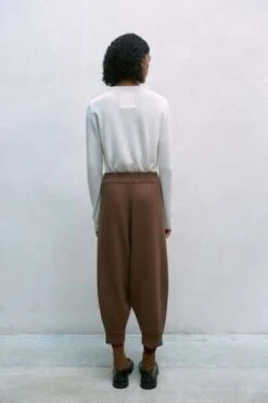 CorderaCotton Knit Pants - Madera -CYNTHIA ROWLEY Sales Store Cordera Cotton Knit Pants Madera 20231101133628 1