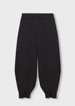 CorderaCotton Knit Pants - Anthracite -CYNTHIA ROWLEY Sales Store Cordera Cotton Knit Pants in Anthracite 20230921000729 1