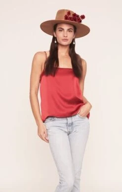 Merritt CharlesCorinne Silk Camisole - Burnt Orange -CYNTHIA ROWLEY Sales Store Corinne Silk Camisole Burnt Orange 20230206225545 2