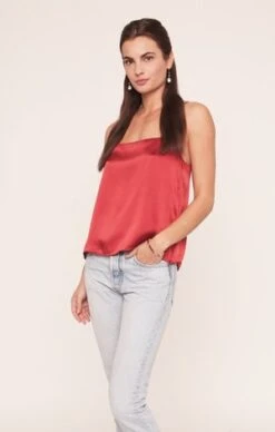 Merritt CharlesCorinne Silk Camisole - Burnt Orange -CYNTHIA ROWLEY Sales Store Corinne Silk Camisole Burnt Orange 20230206225545