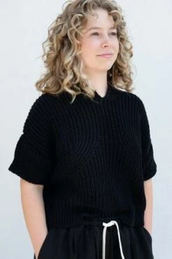 CYNTHIA ROWLEY Sales Store -CYNTHIA ROWLEY Sales Store Cotton Top Black 20230709093242 1